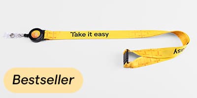 Bedrucktes Lanyard mit Logo als Produktbeispiel